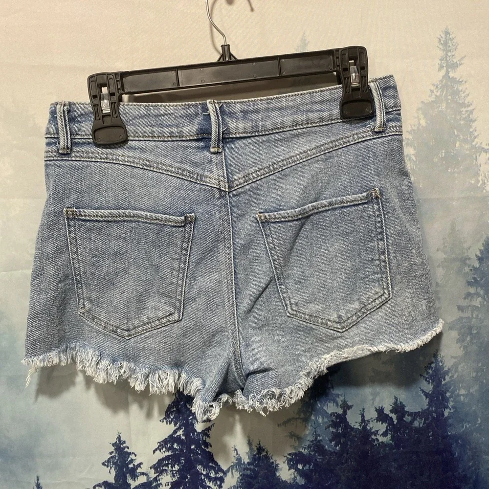 Happily Grey Cutoff Festival High Rise Jean Shorts Size 5/27 Cotton